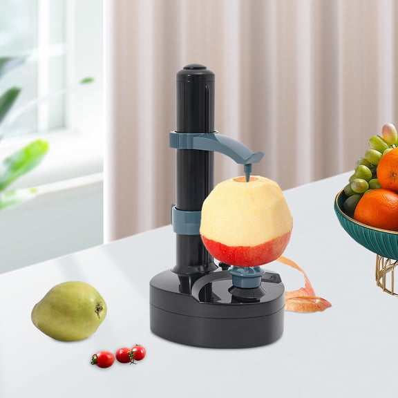 Tabletop Electric Peeler with Digging Piece - Rust-Resistant, 1mm Peel Thickness, No Assembly Required