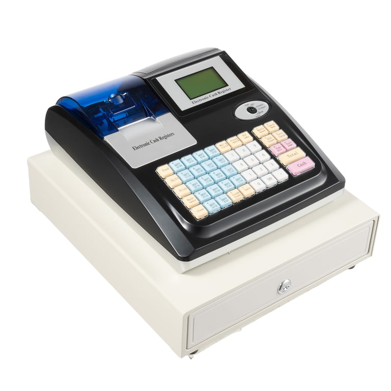 Electronic Cash Register レジスター Tabletop Electronic Cash Register Modern Style Black Electronic