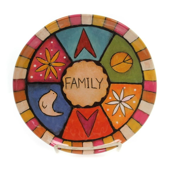 Tabletop Family Value Plate Melamine Give Thanks Share 1004040039 Family