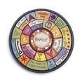 thumbnail image 1 of DEMDACO Family Values Love Kind Peace Multicolored 18 x 18 Wood Composite Lazy Susan, 1 of 2