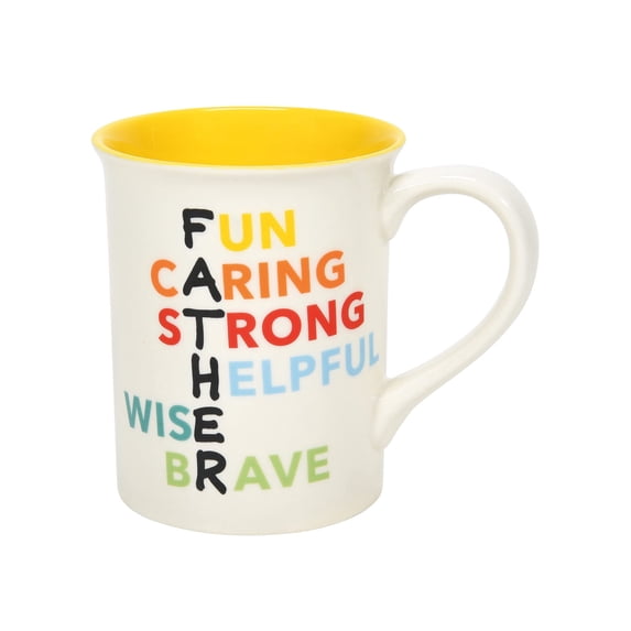 Tabletop Father Anagram Engraved Mug Stoneware Father's Day 6010040