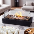 thumbnail image 1 of Smores Maker Kit - Safer Burning with 4 Glass Windshields, Home Decor, Gift for Christmas, Parties and Weddings, 1 of 7