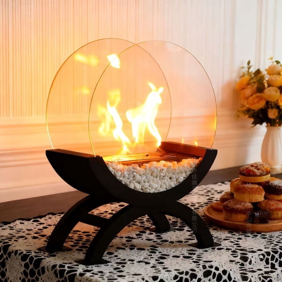 Tabletop Fire Pit, Smokeless Firepit Outdoor, Mini Fire Pit for with Carry Bag for Camping Backyard Patio Garden Picnic