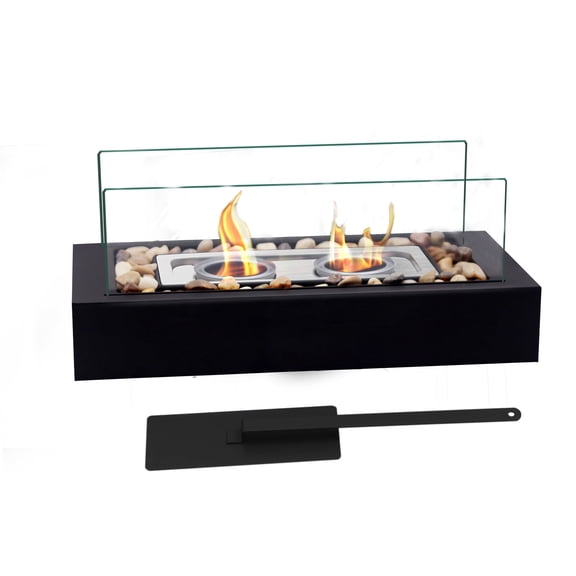 Tabletop Fire Pit Upgraded Safer Gel Fuel Clean Burning, Home Decoration Gift, Birthday Parties & Housewarming Gifts, Fun for Friday Nights