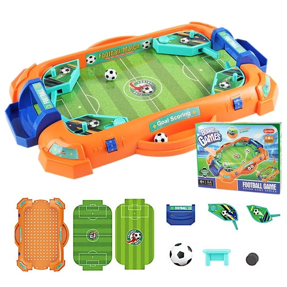 Tabletop Football Game, Mini Table Football Game Portable Soccer Games Board, Interactive Indoor Outdoor Games for Family Party, Birthday Gifts
