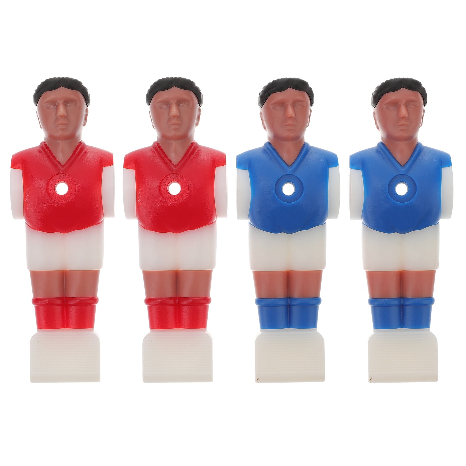 Tabletop Football Player,4Pcs Rod Soccer Foosball Table Football Man Soccer Player Replacement