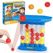 Tabletop Games Connect Game Board Interactive Pong Style Party for Adults Bouncing Shot Game,10.24 8.86 5.51 inch,Blue