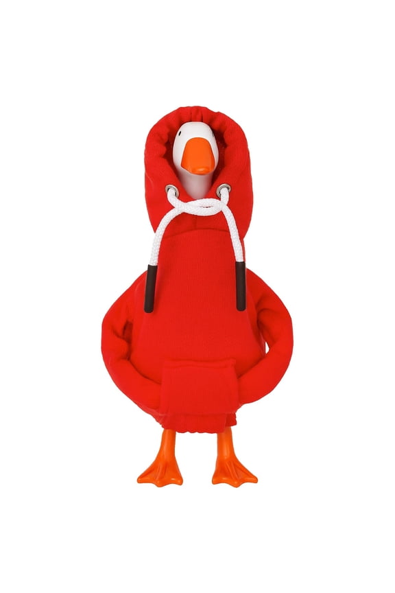 Tabletop Goose Accessory Desk Goose Outfit Desk Goose Outfit Tabletop Goose Accessory Mini Porch Goose Magnetic Goose Statue with Key Clothes Whimsical Table Decor for Home Office
