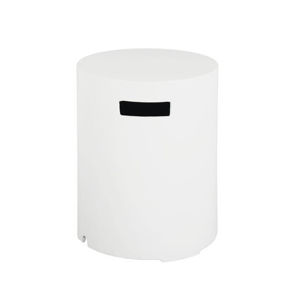 Tabletop Heater, 16x20 inch MGO Tank Holder/Side Table, White, White Patio Heater,Magnesium Oxide Outdoor Heater For Deck, Garden & Outdoor Heating