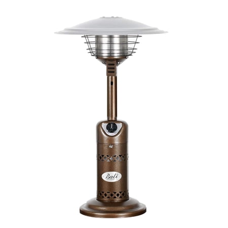 BALI OUTDOORS Tabletop Propane Patio Heaters Portable Gas Patio Heater, Bronze