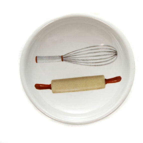 Tabletop Kitchen Trinket Holder Ceramic Tea Bag Spices Cooking Da9402 Whisk