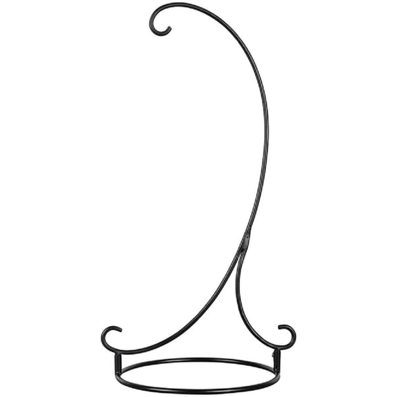 Carson 16-Inch Black Powder-Coated Metal Tabletop Lantern Stand, 60990-R