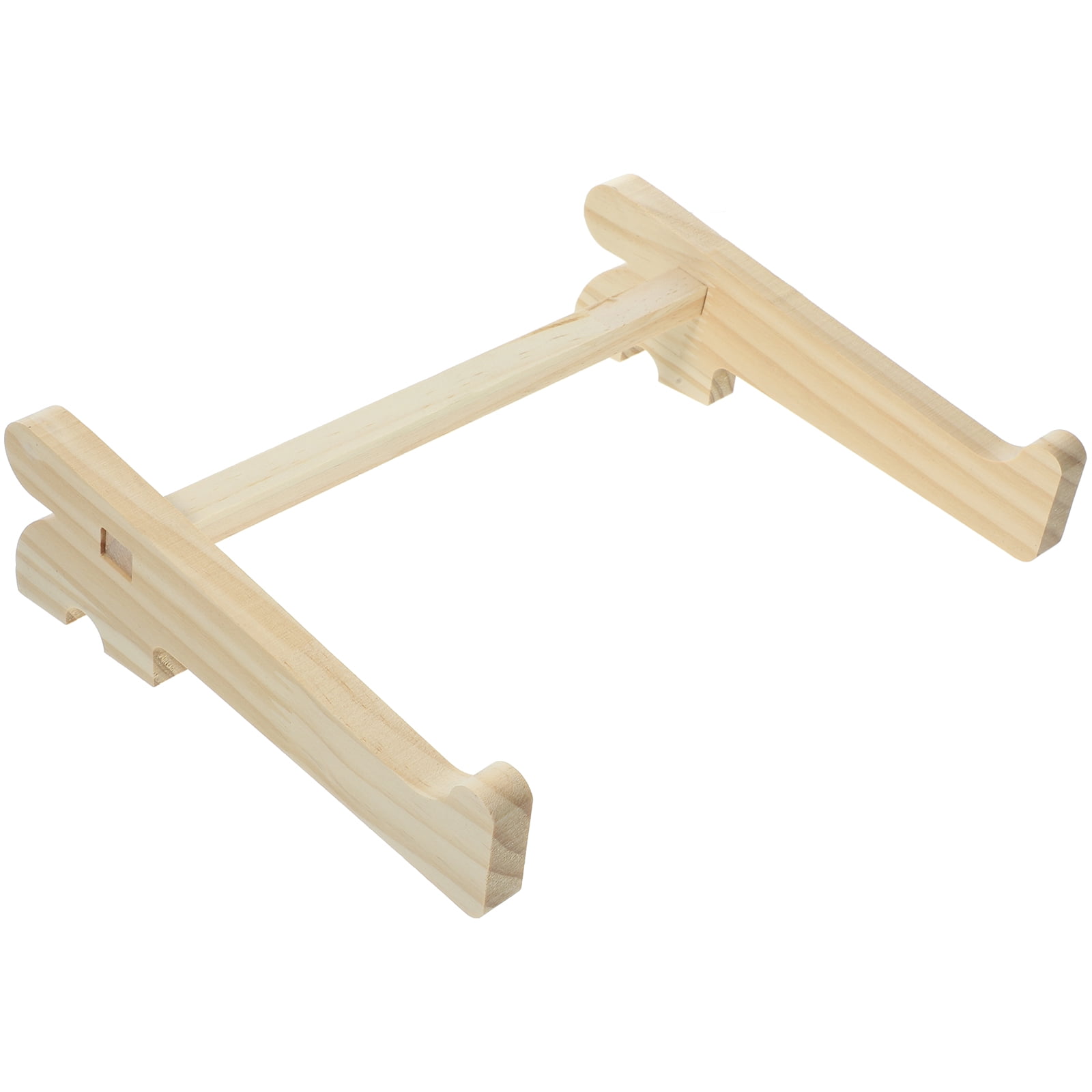 Tabletop Laptop Stand Wooden Laptop Holder Desktop Computer Stand Wood