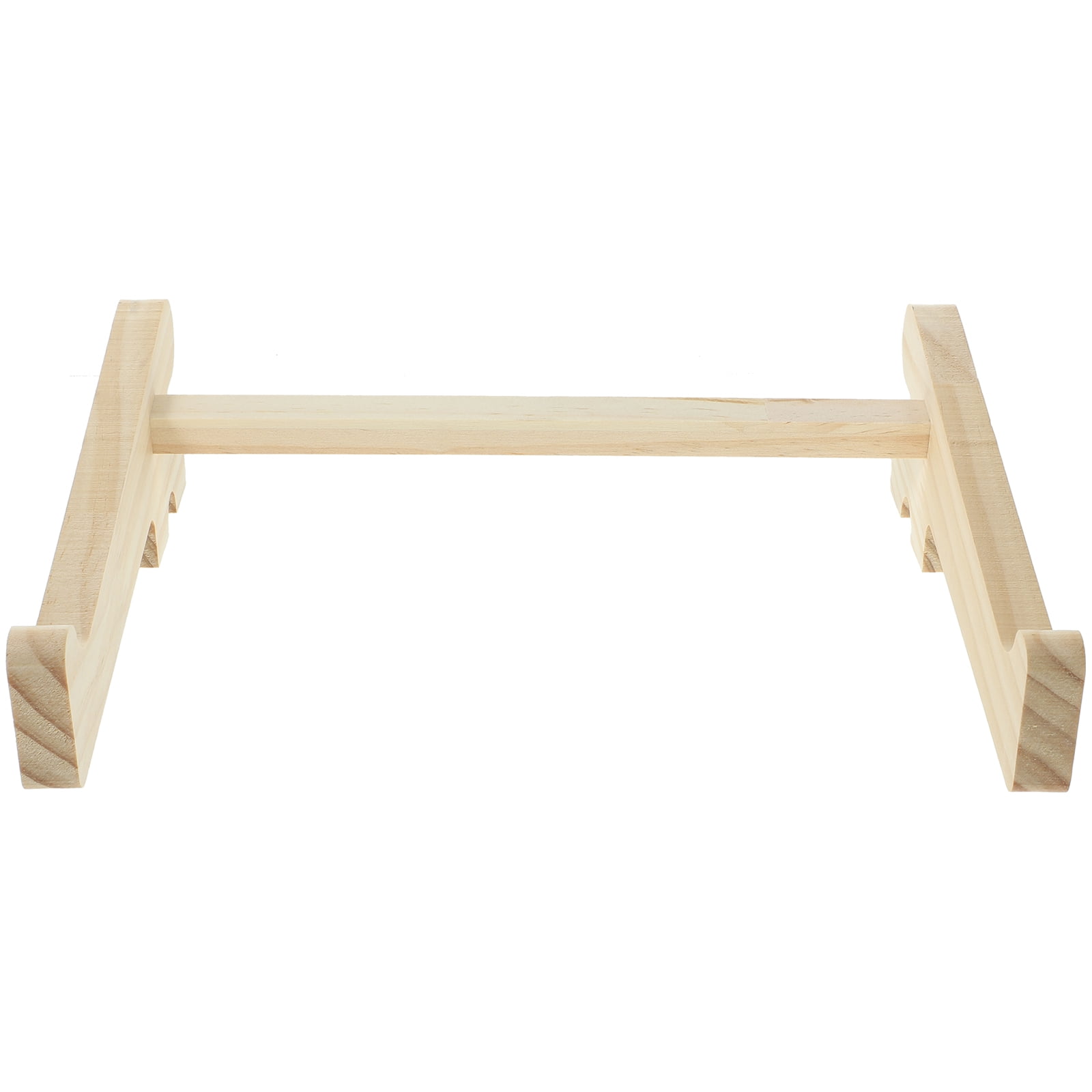 Tabletop Laptop Stand Wooden Laptop Holder Desktop Computer Stand Wood