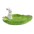thumbnail image 1 of Tabletop Lettuce Platter W/Bunny Ceramic Spring Easter Rabbit 2929572, 1 of 3