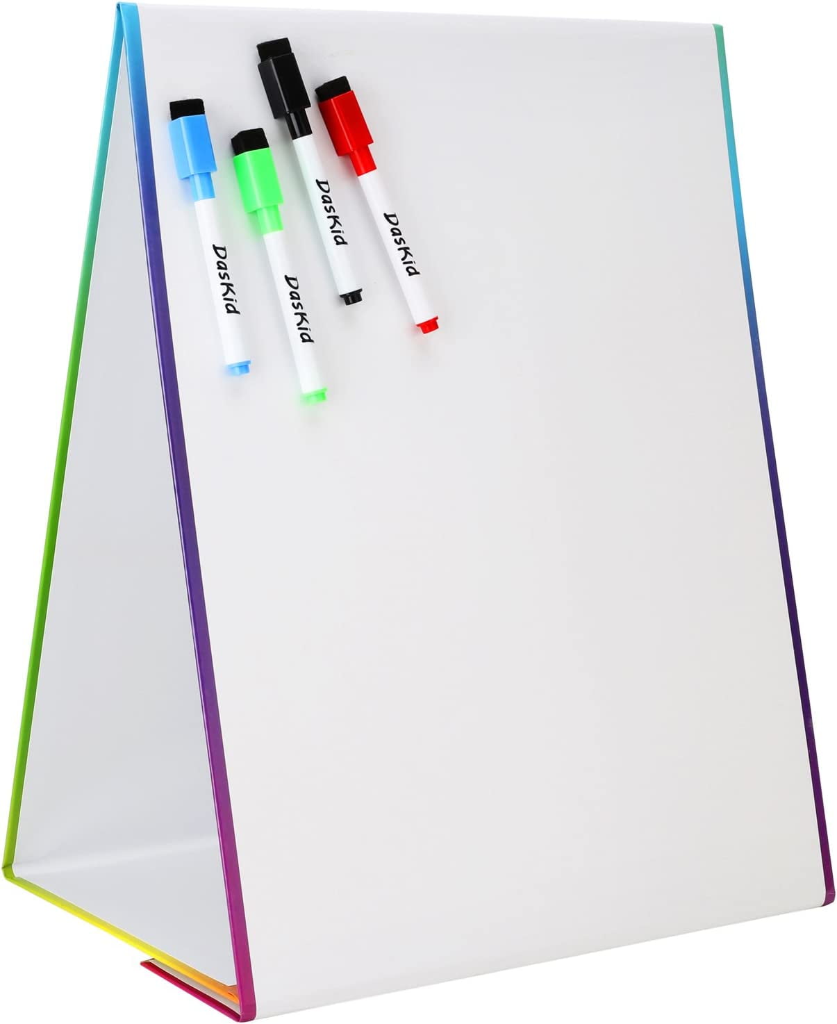 Tabletop Easel & Whiteboard (2 Sides) Includes 4 Dry Erase