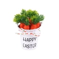 thumbnail image 1 of Tabletop Metal Easter Carrot Pot Decor 5.12in Happy Easter Spring Desk Shelf Decorations Farmhouse Home, 1 of 4