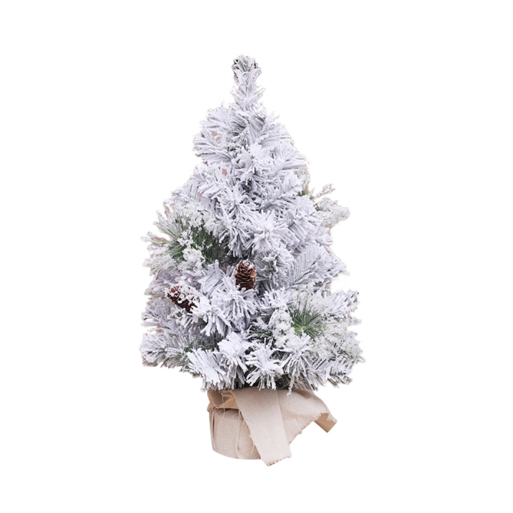 Tabletop Mini Christmas Tree with LED Lights, Mini Desktop Christmas ...