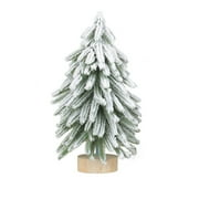 Tabletop Mini Christmas Trees PE 3 Sizes 4 Pieces Realistic Durable for Decoration Toy