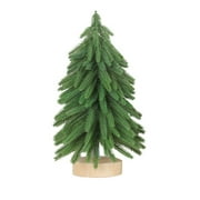 Tabletop Mini Christmas Trees PE 3 Sizes 4 Pieces Realistic Durable for Decoration Toy