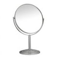 Tabletop Mount Vanity Round Mirror Desktop Makeup Mirror Double