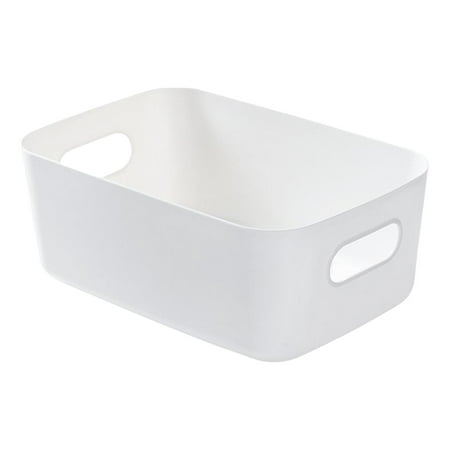 Tabletop Organizer Case Household Cosmetic Organizer Case Fruit Vegetable Container Holder with Handles Storage Bin Case for Home Living Room ,