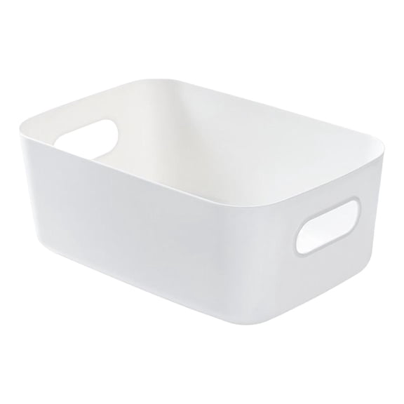 Tabletop Organizer Sundry Toy Storage Box with Handle Cosmetic Organizer Bin Vegetable Container Case for Bathroom Dorms Living Room Kitchen , S S