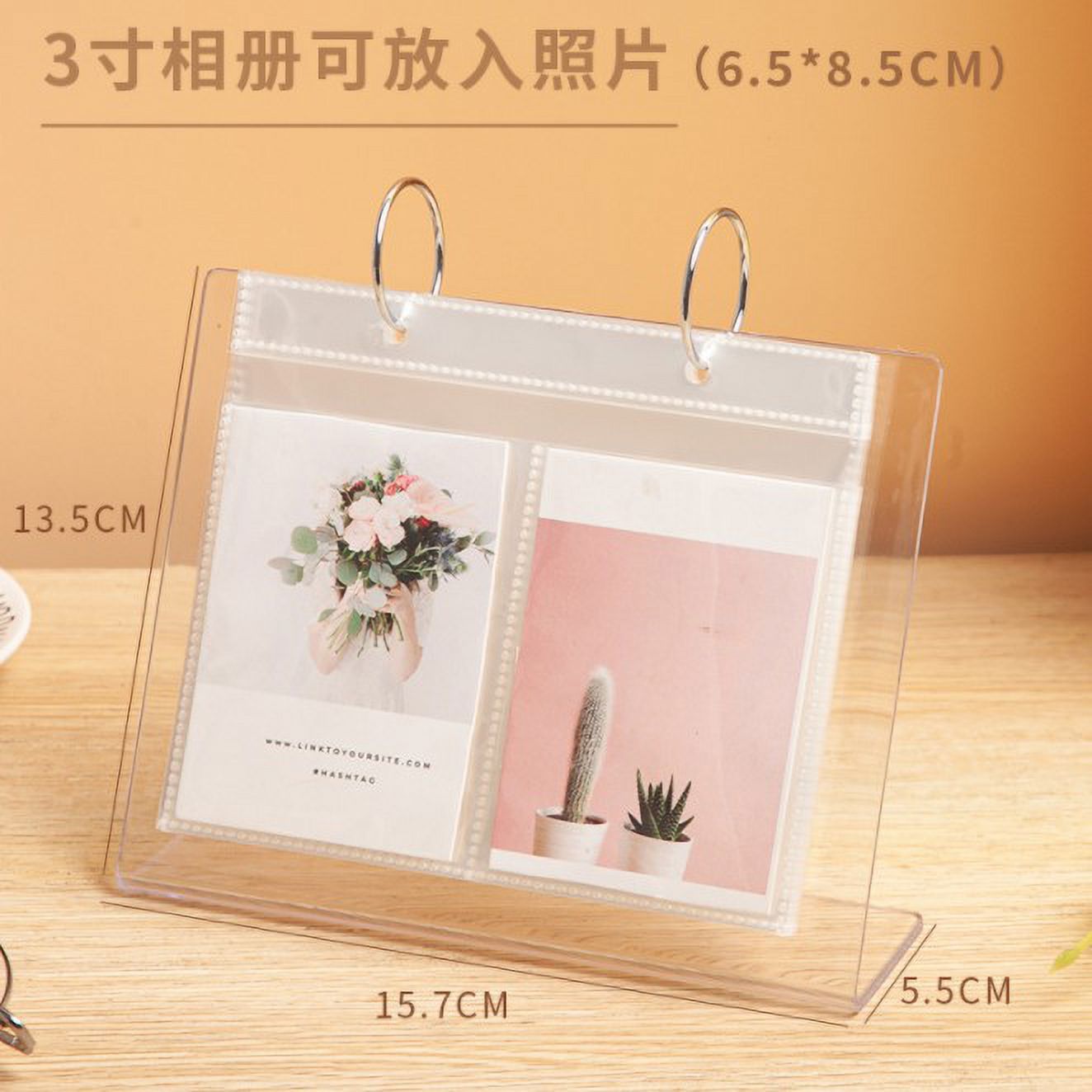 Tabletop Photo Frame Desk Photo Album Holder Home Living Room Bedroom