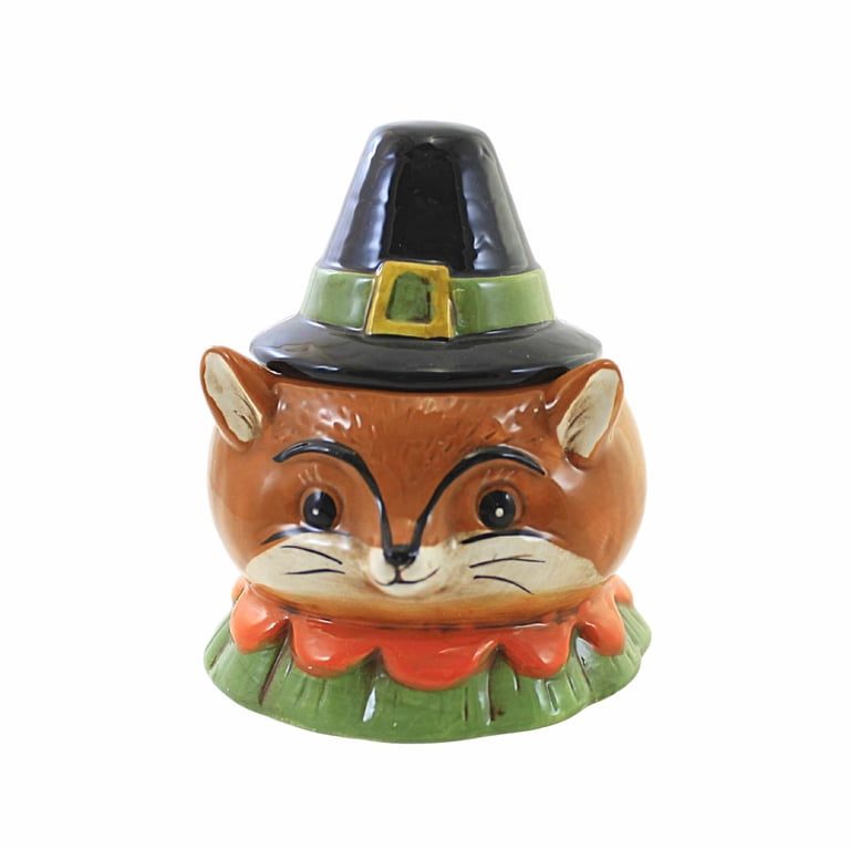 Tabletop Pilgrim Critter Bowl Dolomite Thanksgiving Johanna Parker