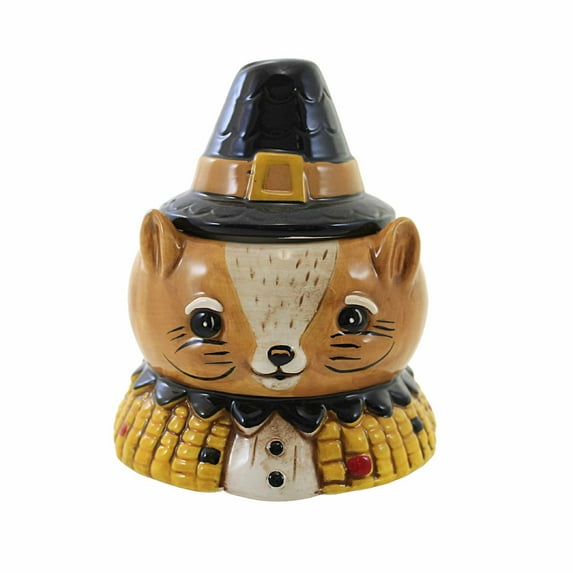 Tabletop Pilgrim Critter Bowl Thanksgiving Johanna Parker Th00288 Squirrel