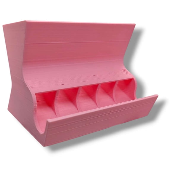 Tabletop Pink Dice Try