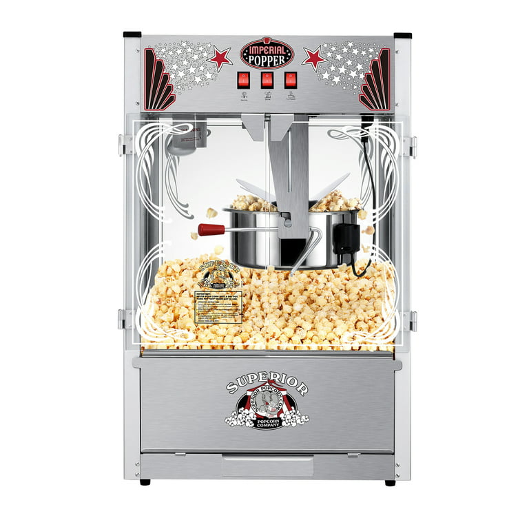 Tabletop Popcorn Maker Machine with 20 Ounce Kettle- Theater Style