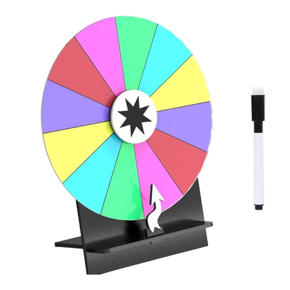 Tabletop Prize Turn Plate Rotating Wheel for Party Gatherings Carnivals
