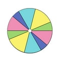 thumbnail image 1 of Tabletop Prize Turntable Erasable Reusable Fortunes Wheel Draws Roulette Wheel Tabletop Lottery Machine Turntable, 1 of 8