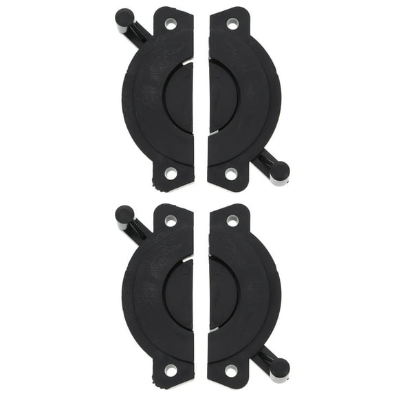 Tabletop Repair Brace Bracket Plank Link Desktop Stand Straight Steel Clamp Plastic 2 Pcs