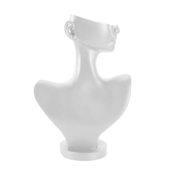 Tabletop Resin Jewelry Display Stand Small Necklace & Earring Displays Mannequin Jewelry Display Bust
