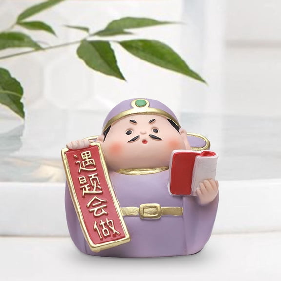 Tabletop Sculpture Desktop Ornament Resin Cute Crafts Miniature Figure for Shelf