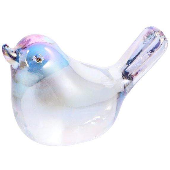 Crystal Bird Figurine Tabletop Decor Animal Sculpture Crystal Ornament Ideal Housewarming Gift