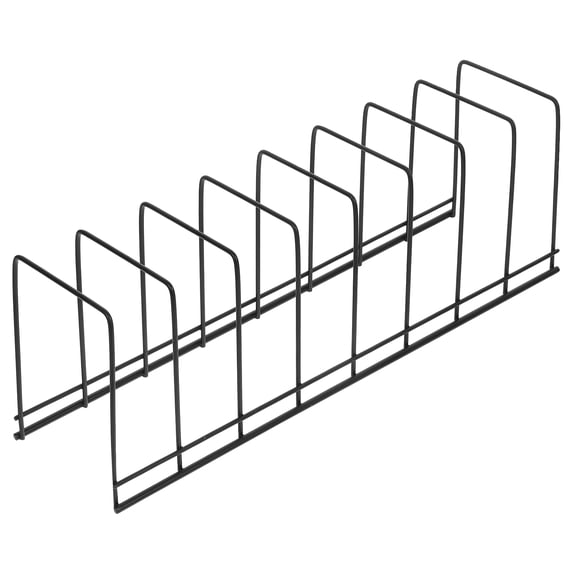 Multi-Grid Tabletop Bookshelf Rack, Iron Art Desktop File Organizer, Stable Book Storage Shelf for Office and Home