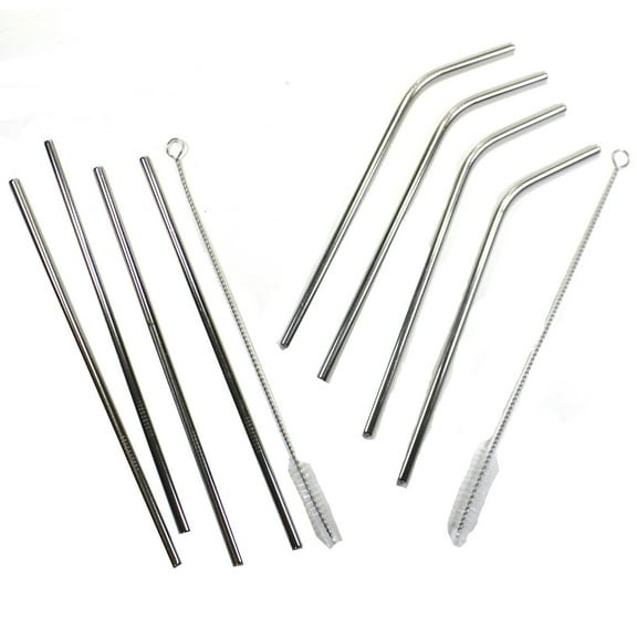 Tabletop Stainless Steel Straws Steel Earth Friendly Reusable Er68930
