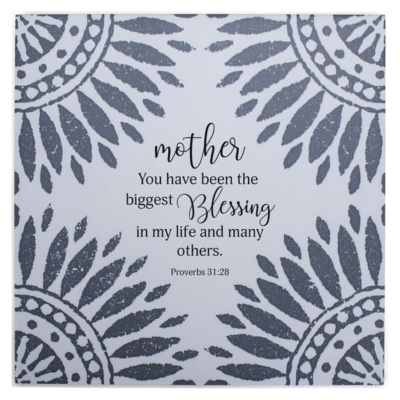 Tabletop Tile Mother Prov.31:28 Cream