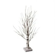 6FT Lighted Birch Tree, 440 LED Fairy Lights with Remote, Battery Powered Christmas Tree Lights ...