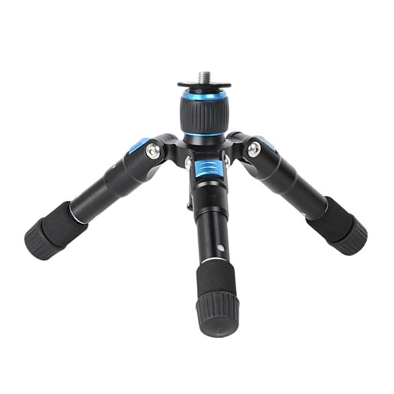 Lightweight Tabletop Tripod For DSLR Cameras Extendable 150mm To 420mm Solid Aluminum Alloy Construction 3/8Inch Mount