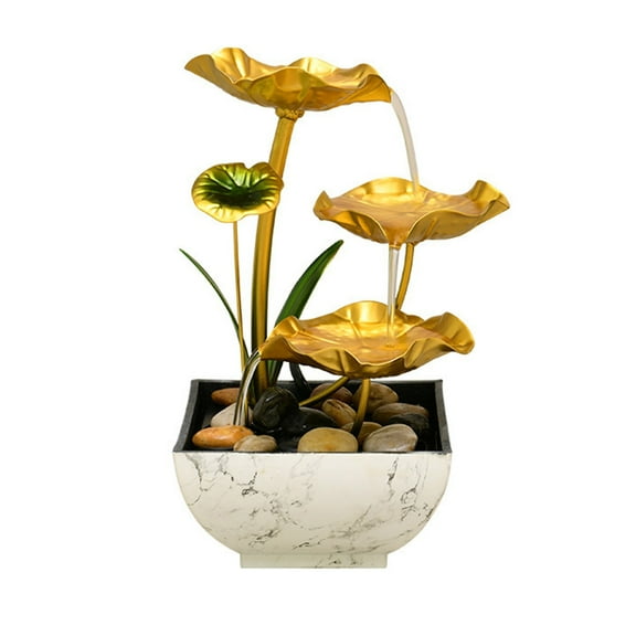 Tabletop Water Fountain, Indoor Tabletop Water Fountain, Small Waterfall Fountains, for Bedroom Living Room Office Decor