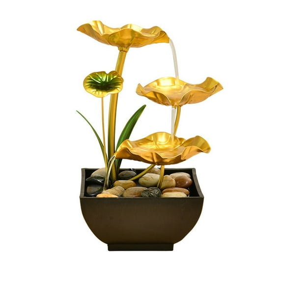 Tabletop Water Fountain, Indoor Tabletop Water Fountain, Small Waterfall Fountains, for Bedroom Living Room Office Decor