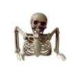 thumbnail image 1 of Tabletop White Plastic Half Skeleton Halloween Prop Decoration,2026 Halloween New Home Decor, 1 of 9