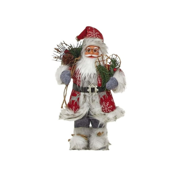 Tabletop Xmas Decor Tabletop Santa Claus Figurine for Wedding Indoor Holiday 30cm