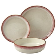 Tabletops Gallery 12 Piece Hanover Berry Stoneware Dinnerware Set, Service for 4