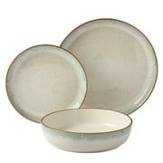 Tabletops Gallery 12 Piece Hanover Sea Stoneware Dinnerware Set, Service for 4