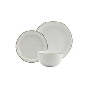 Tabletops Gallery 12 Piece White Farmhouse Dinnerware Set, Service for 4